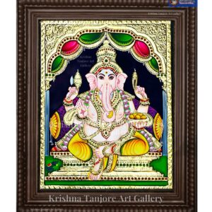 Ganesha Tanjore Painting