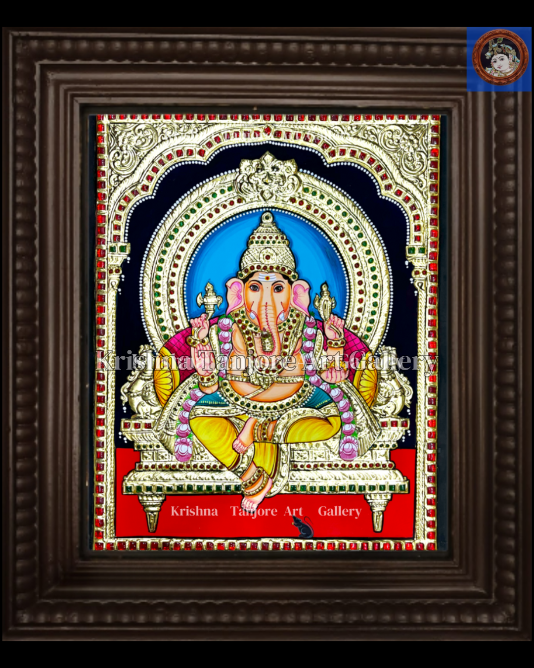 Ganesha Tanjore Painting