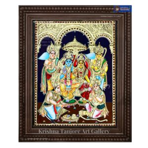 Ramar Pattabishekam Tanjore Painting