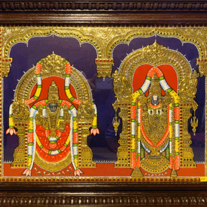 Balaji Padmavathi Tanjore Painting