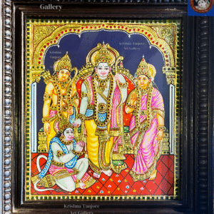 Ramar Pattabhishekam Tanjore Painting
